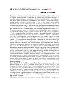 El Rol del Sacerdote: Análisis Teológico