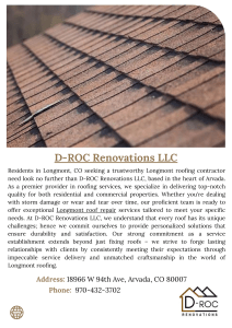 D-ROC Renovations LLC