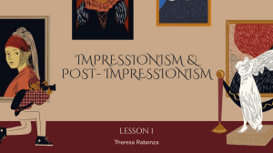 Impressionism & Post-Impressionism: Art History Lesson