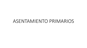 ASENTAMIENTO PRIMARIOS