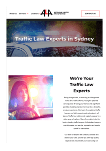 Traffic Lawyers Sydney