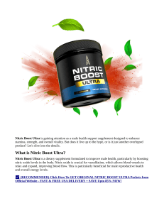 NITRIC BOOST REVIEWS BY PEOPLE