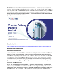 Vaccine Delivery Devices market 