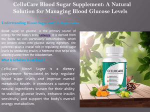 CelluCare Blood Sugar Sepplement buy