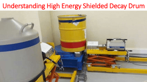 Understanding High Energy Shielded Decay Drum