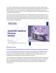 Aesthetic Medical Devices Market 