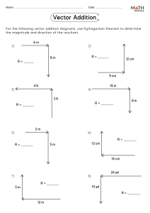 Vector-Addition-Worksheet