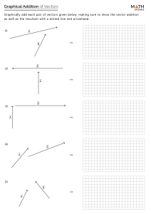 Graphical-Addition-of-Vectors-Worksheet-with-Answers