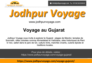 Voyage au Gujarat