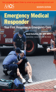 eBook (AAOS) Emergency Medical Responder Your First Respons Orthopaedic Surgeons, 7e David Schottke