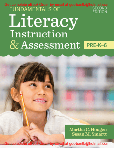 eBook (EPUB)  Fundamentals of Literacy Instruction & Assessment, Pre-K-6 2e Martha Hougen, Susan Smartt, Elsa CardenasHagan