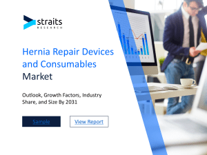 Hernia Repair Devices and Consumables Market: Emerging Trends, Key Business Strategies, and Future Outlook, Forecast by 2031