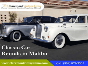 Classic Car Rental Service: Perfect Ground Transfer Option For A Memorable Wedding in Malibu