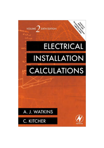 Electrical Installation Calculations