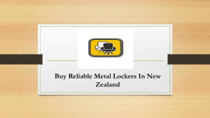 Buy Reliable Metal Lockers In New Zealand