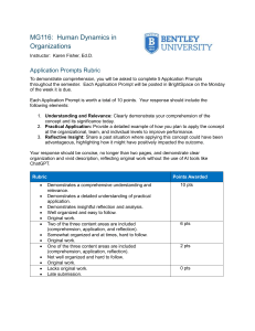 MG116 Application Prompts Rubric Fisher 8.24