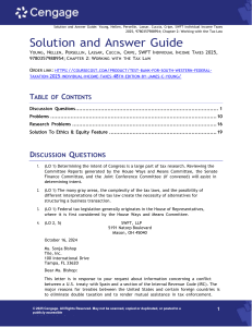 Solution Manual For South-Western Federal Taxation 2025 Individual Income Taxes, 48th Edition By James C. Young