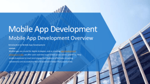 Mobile App Development Services Overview