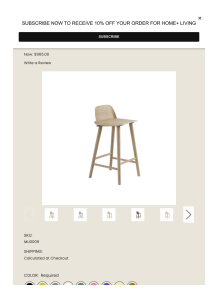 Muuto ner bar stool