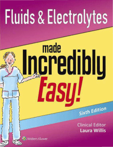 Fluids  Electrolytes Made Easy