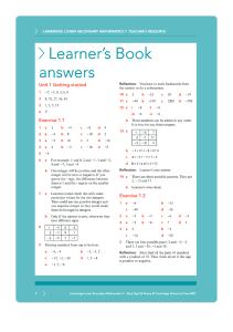 671973365 Cambridge Year 7 Math Learner Book Answers