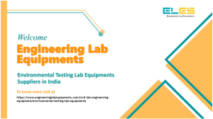 Environmental Testing Lab Equipments Suppliers in India