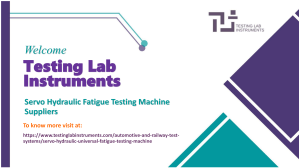 Servo Hydraulic Fatigue Testing Machine Suppliers