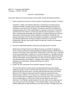 BES 212 – Computer-Aided Drafting