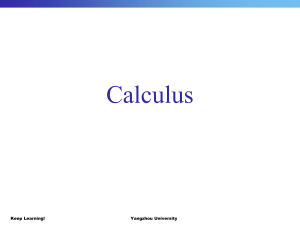 Calculus Introduction: Functions, Limits, Derivatives