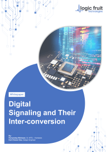 Digital Signaling and Their Inter-conversion - LVDS, CML...