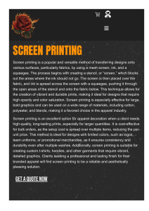 Screen Printing Near Me