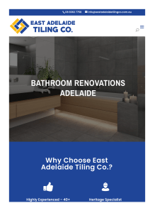 Bathroom Renovations South Australia