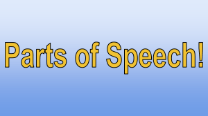 Parts of Speech (Nouns, Pronouns, Adjectives, Verbs, Adverbs) - 6th Grade ELA