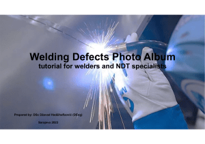 Welding Defects Photo Album Tutorial