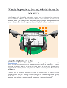 What Is Propensity to Buy and Why It Matters for Marketers