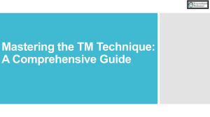 Mastering the TM Technique: A Comprehensive Guide