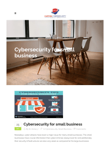 Cybersecurity for Small Business in Los Angeles