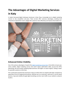 digital marketing services Katy