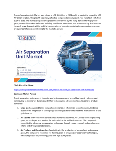 Air Separation Unit Market 