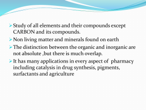 Inorganic Chemistry: Definition, Branches & Applications