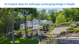 10 Creative Ideas for Softscape Landscaping Design in Riyadh