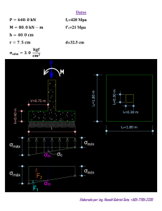 Acero Flexión en Zapata - Cálculo