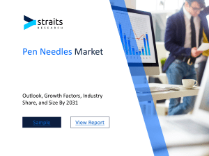 Pen Needles Market Future Outlook: Forecast and Growth Projections to 2031