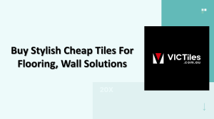 Buy Stylish Cheap Tiles For Flooring, Wall Solutions