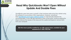 QuickBooks Won't Open Without Update: Expert Solutions