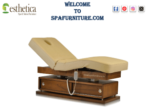 Get the best Spa Furniture at Esthetica