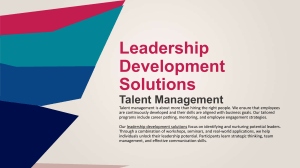 Leadership Development Solutions