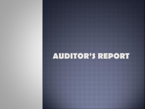 AUDIT REPORT