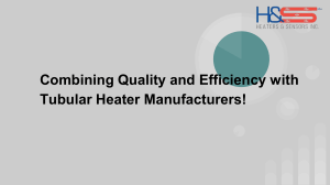 Tubular Heater Manufacturers: Quality & Efficiency