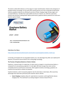 Lithium-Graphene Batteries: Boosting Efficiency in Energy Solutions